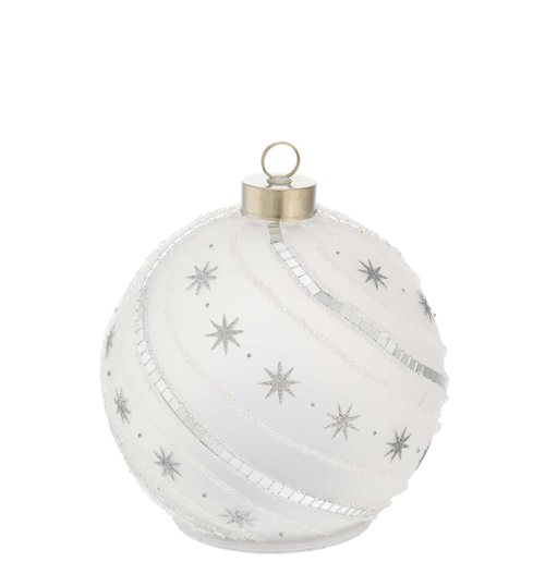 SFERA D. 15 GIREVOLE CON LED ARGENTO